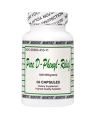 Pure D-Phenylalanine 500 mg Amino Acid