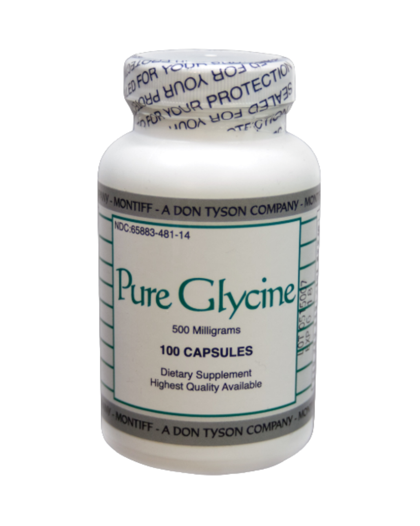 Pure Glycine 500 mg Amino Acid Capsules
