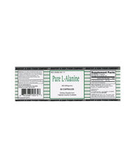 Pure L-Alanine 500 mg Amino Acid Capsules