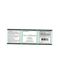 Pure L-Methionine 500 mg Amino Acid Capsules