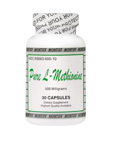 Pure L-Methionine 500 mg Amino Acid Capsules