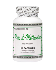 Pure L-Methionine 500 mg Amino Acid Capsules