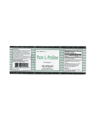 Pure L-Proline 500 mg Amino Acid Capsules