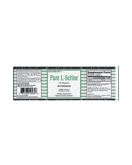 Pure L-Serine 500 mg Amino Acid Capsules