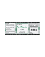 Pure L-Threonine 500 mg Amino Acid Capsules