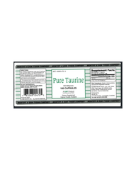 Pure Taurine 500 mg Amino Acid Capsules