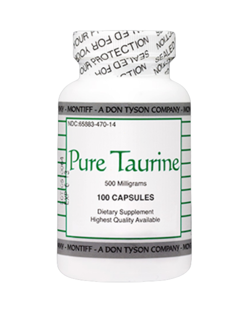 Pure Taurine 500 mg Amino Acid Capsules