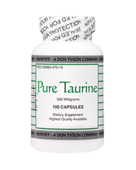 Pure Taurine 500 mg Amino Acid Capsules