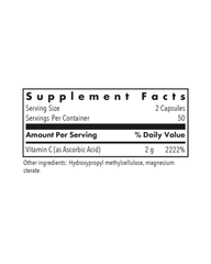 Pure Vitamin C 2000mg – High-Potency Antioxidant Supplement