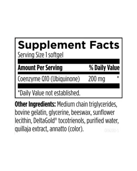 Q-Evail® CoQ10 200 mg Softgels | Enhanced Bioavailability Ubiquinone