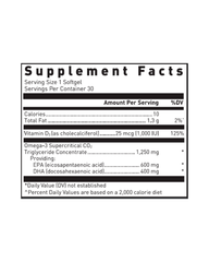 QÜELL Fish Oil EPA DHA + Vitamin D3