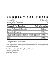 Quercetin & Bioflavonoid Complex – Immune & Antioxidant Support Supplement