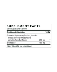 Kvercetino kompleksas su bromelainu nuo alergijos, patinimo ir imuniteto stiprinimo