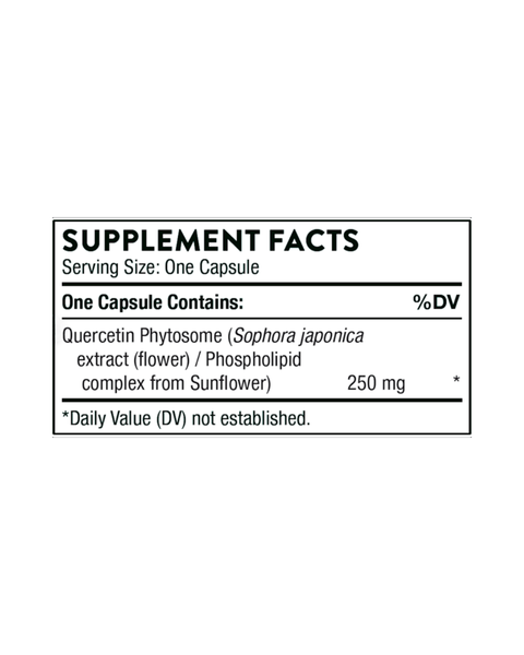 Quercetin Phytosome 250 mg – Immune, Allergy & Healthy Aging Support