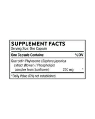 Quercetin Phytosome 250 mg – Immune, Allergy & Healthy Aging Support