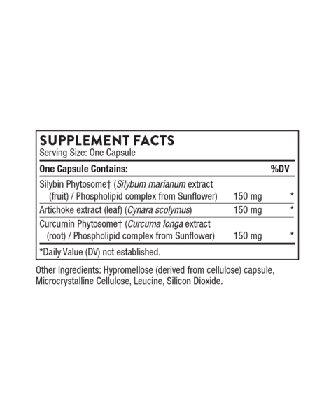 S.A.T. Liver Support Capsules with Milk Thistle, Artichoke, and Curcumin
