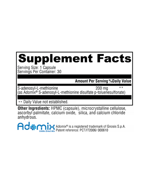 SAMe 200mg Mood, Liver &amp; Joint Support