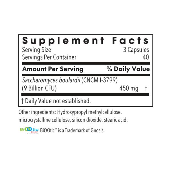 Saccharomyces Boulardii Probiotic 9 Billion CFU – Gut & Digestive Support