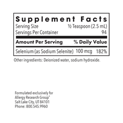 Selenium Solution – Liquid Sodium Selenite 100 mcg (8 fl oz)