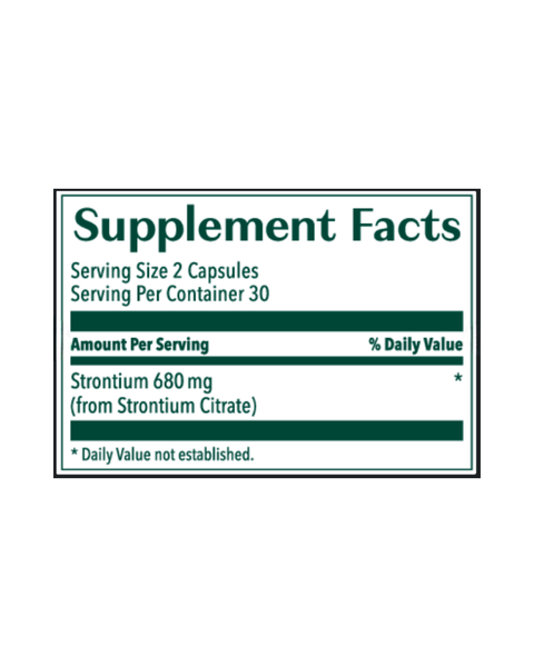 Strontium Boost Bone Support Supplement