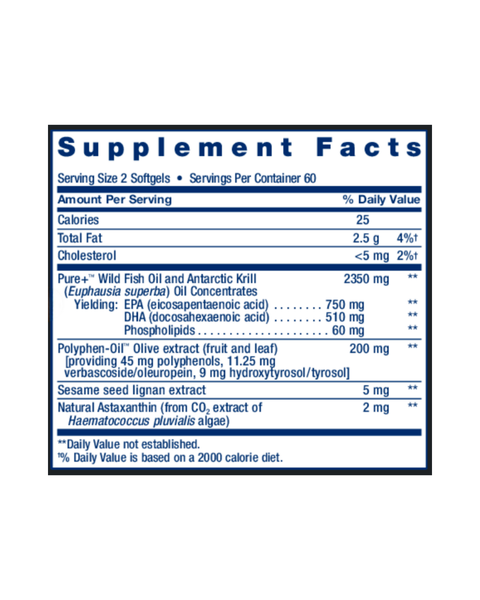 Omega-3 EPA DHA Fish Oil Heart Brain Support