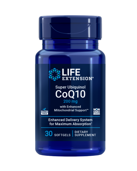 Ubiquinol CoQ10 200mg Mitochondrial Energy Support