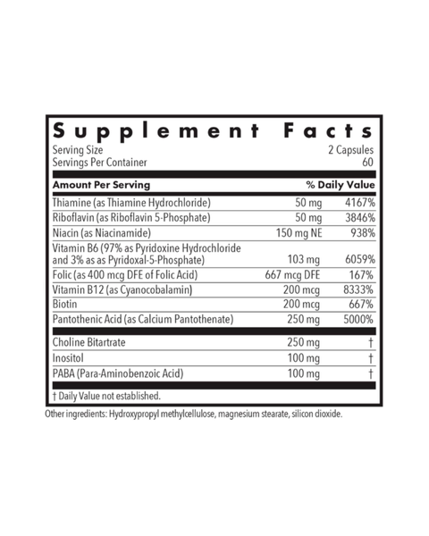 Super Vitamin B Complex – Complete B-Vitamin Supplement with Coenzyme Forms