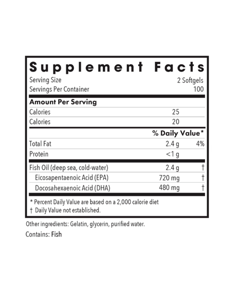 Super EPA Omega-3 Fish Oil EPA DHA Support