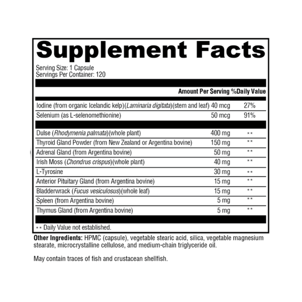 T-150 – BSE-Free Multi-Glandular & Herbal Support for Healthy Thyroid Function