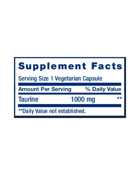 Taurine 1000mg for Brain & Heart Support