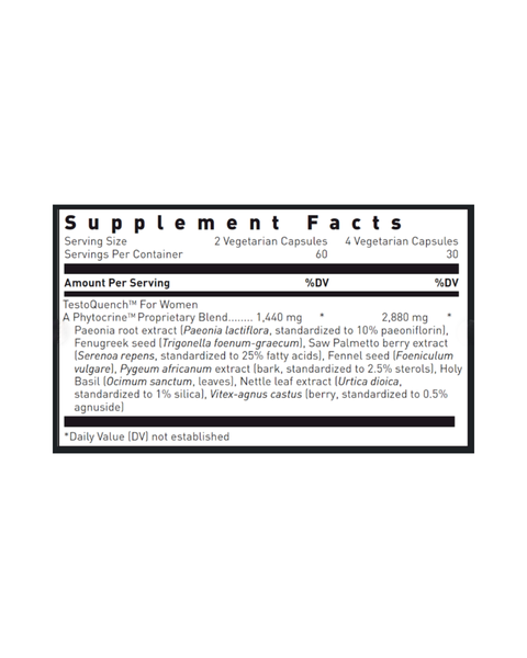 TestoQuench Women Hormone Balance Capsules