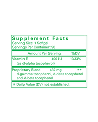 UNIQUE E® — Natural Vitamin E Complex