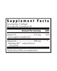 Ubiquinol-QH CoQ10 Absorption Softgels