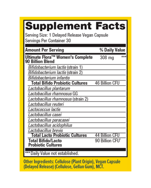 Ultimate Flora Women's Care 90B Probiotic