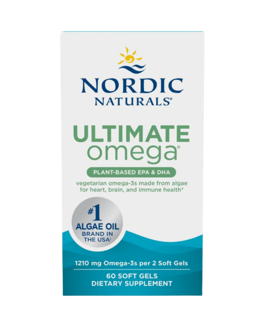 Ultimate Omega Plant-Based – Vegan Omega-3 for Heart, Brain & Immune Support