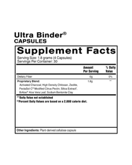 Ultra Binder® Capsules – Broad-Spectrum Natural Toxin Support with Charcoal, Chitosan & Zeolite