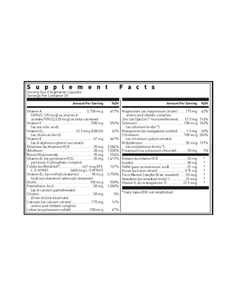 Ultra Preventive III Daily Multivitamin Capsules