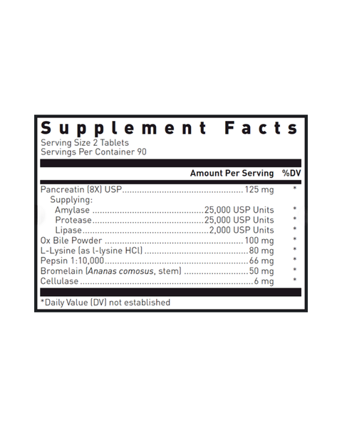 Ultrazyme Digestive Enzyme & Bile Formula