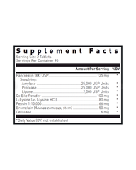 Ultrazyme Digestive Enzyme & Bile Formula