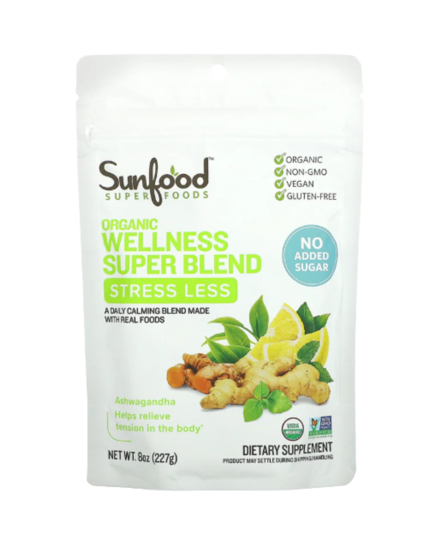 Stress Less Superfood Powder – Calm Support Blend