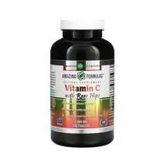 Vitamin C with Rose Hips – Immune Support, Antioxidant Protection & Healthy Skin Supplement