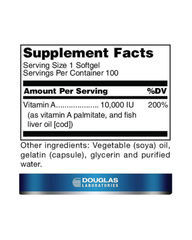 Vitamin A 10,000 IU Softgels – Vision, Immune & Cellular Health Support