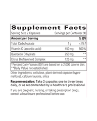 Vitamin C with Quercetin — Immune & Respiratory Support