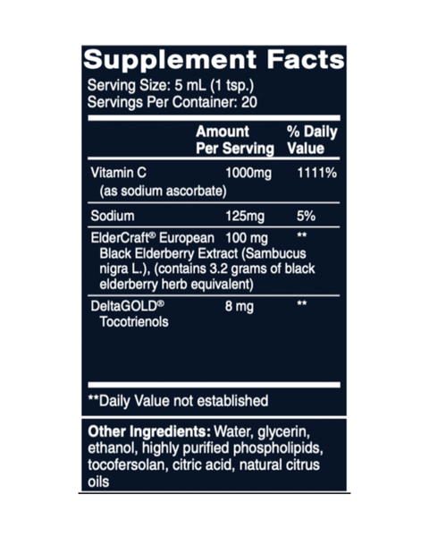 Liposomal Vitamin C + Elderberry Immune Support