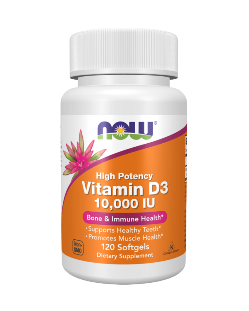 Vitamin D-3 10,000 IU – Bone, Immune & Overall Health Support
