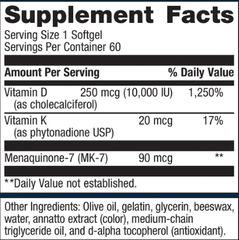 Vitamin D3 10,000 + K