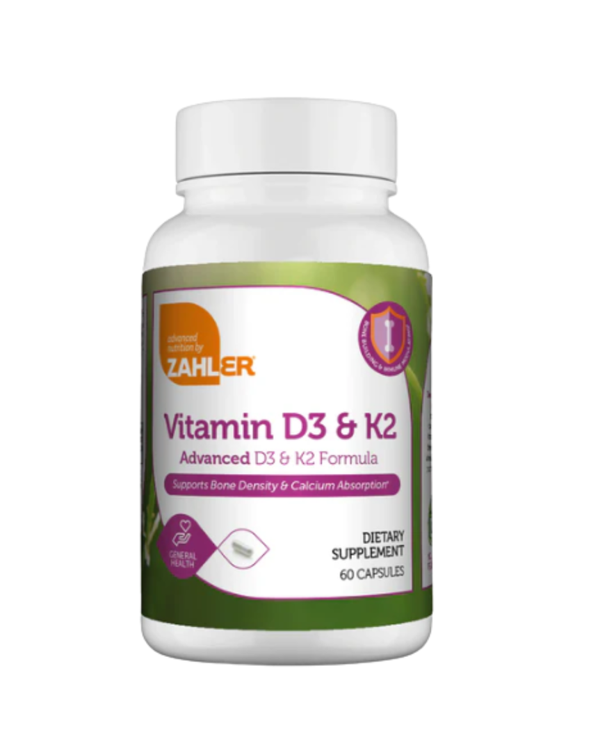 Vitamin D3 + K2 (5000 IU) – Bone, Heart & Immune Support