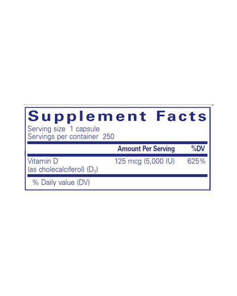 Vitamin D3 – 5,000 IU | Bone, Immune & Cellular Support