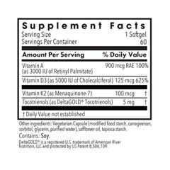 Vitamin D3 Complete 5000 IU – Balanced with Vitamin A, K2 & Tocotrienols