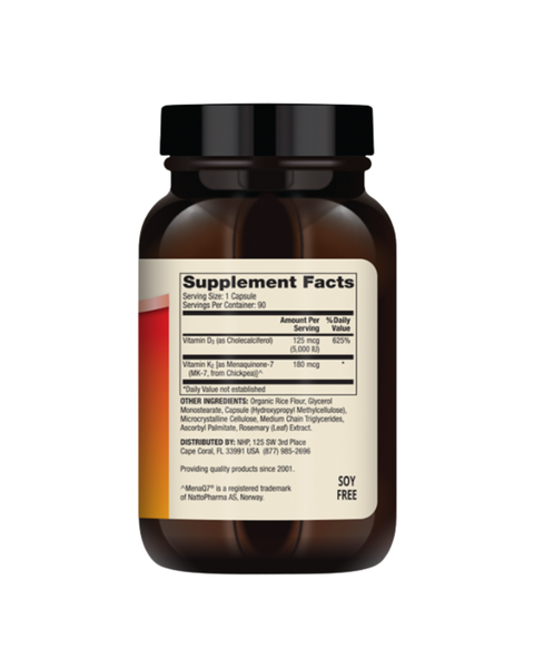 Vitamin D3 & K2 Bone & Immune Support